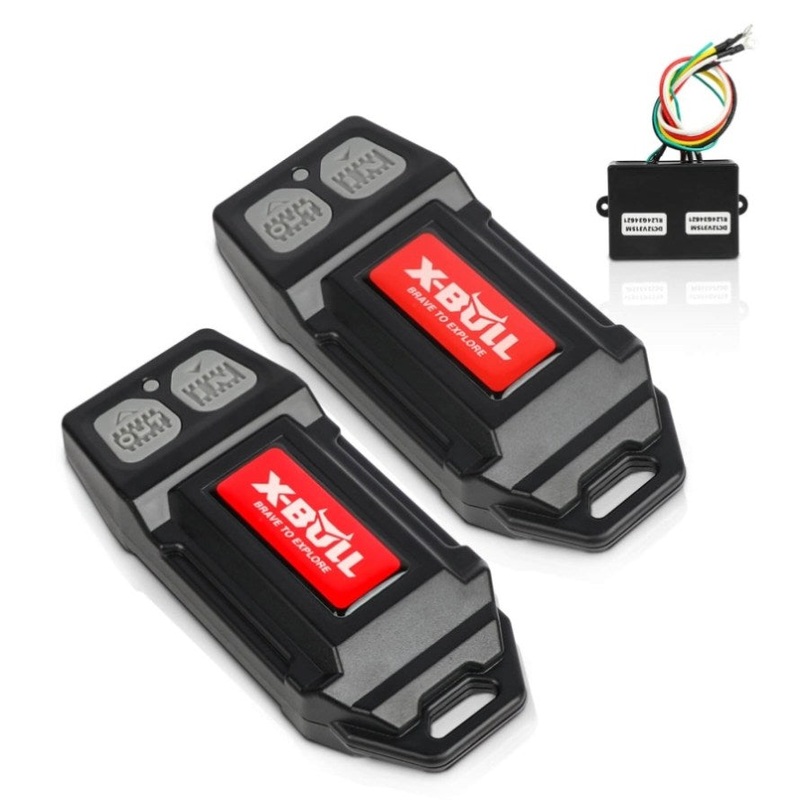 X-BULL 12V Winch Remote Control Twin Handset Easy to Install Upgrade Remotes V211-AUEB-XBWP004S
