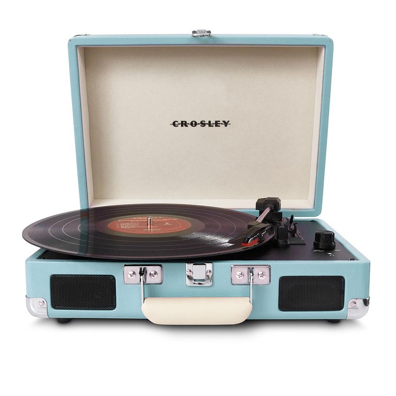 Crosley Cruiser Bluetooth Portable Turntable – Turquoise V398-CRIW8005F-TU4