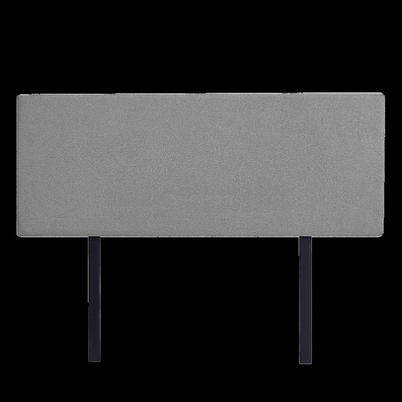 Linen Fabric Queen Bed Deluxe Headboard Bedhead – Night Ash V63-839601