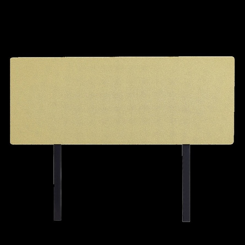 Linen Fabric Queen Bed Deluxe Headboard Bedhead – Sulfur Yellow V63-839561