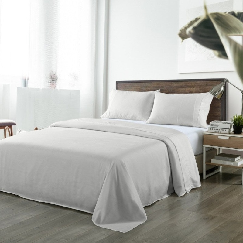 Royal Comfort Blended Bamboo Sheet Set Light Grey – King ABM-10002294