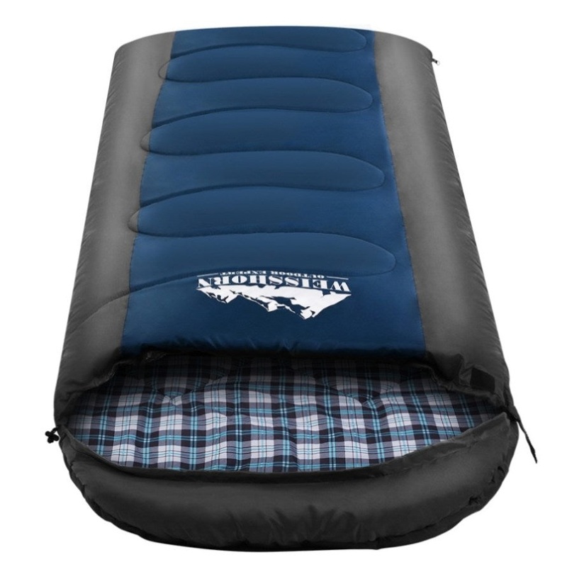 Weisshorn Sleeping Bag Single Thermal Camping Hiking Tent Blue -20C SB-ENV-S-80-NA
