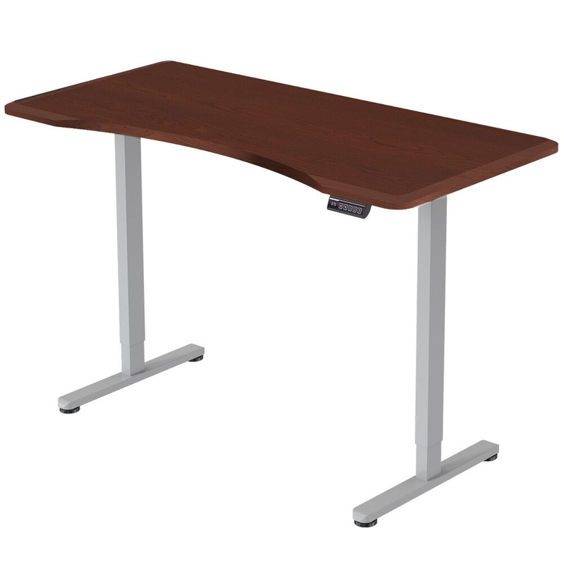 FORTIA Sit To Stand Up Standing Desk, 160x75cm, 72-118cm Electric Height Adjustable, Ergonomically V219-ADKASTFO6WLSA
