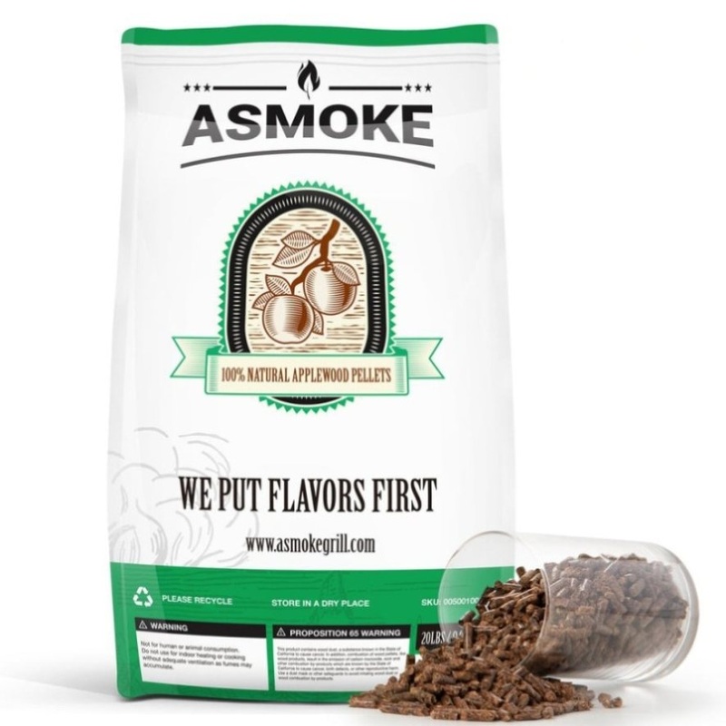 Asmoke 9.5kg of 100% Pure Applewood Pellets V642-ASMOKE-9.5KG-OF-100%-PURE-APPLEWOOD-PELLETS