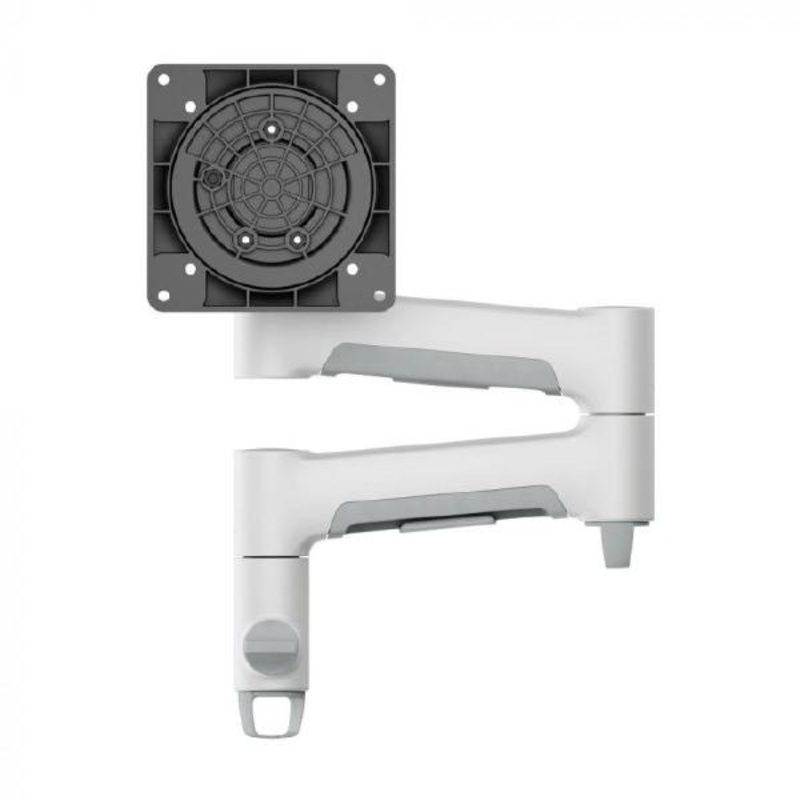 Atdec AWM-A46T 460mm Medium Swing Monitor Arm, Adjustable Tilt and Pan, White 13AWM-A46T-W
