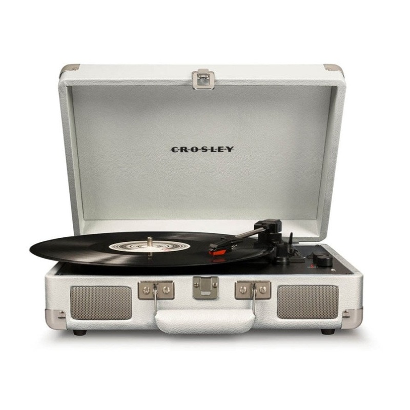 Crosley Cruiser Bluetooth Portable Turntable – White Sands V398-CRIW8005F-WS4