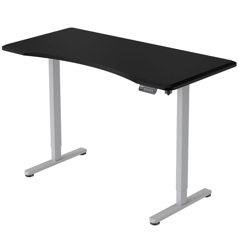 FORTIA Sit To Stand Up Standing Desk, 150x68cm, 72-118cm Electric Height Adjustable, Ergonomically V219-ADKASTFO5KSA