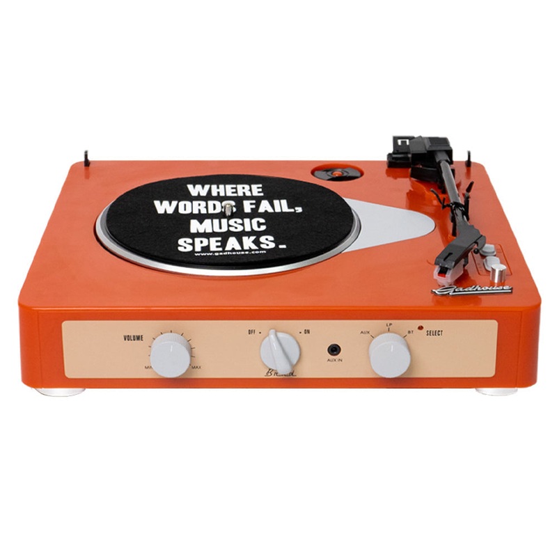 Gadhouse Brad MKII Record Player – Tangerine V398-GAD0105