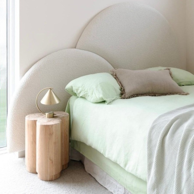 100% Cotton Muslin Duvet Quilt Cover Set w/ 2 Pillow Cases in Pastel Green – Super King V563-MUSLIN_DVT_GRN-SUKING