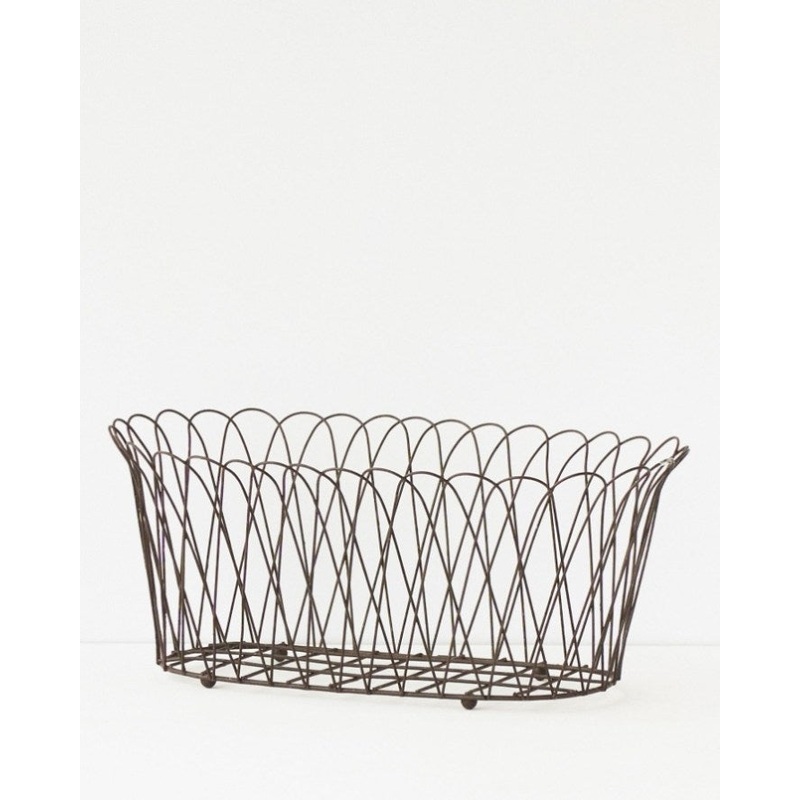 casa-verde-wire-planter-alfabia-double-rust V758-CV05067R