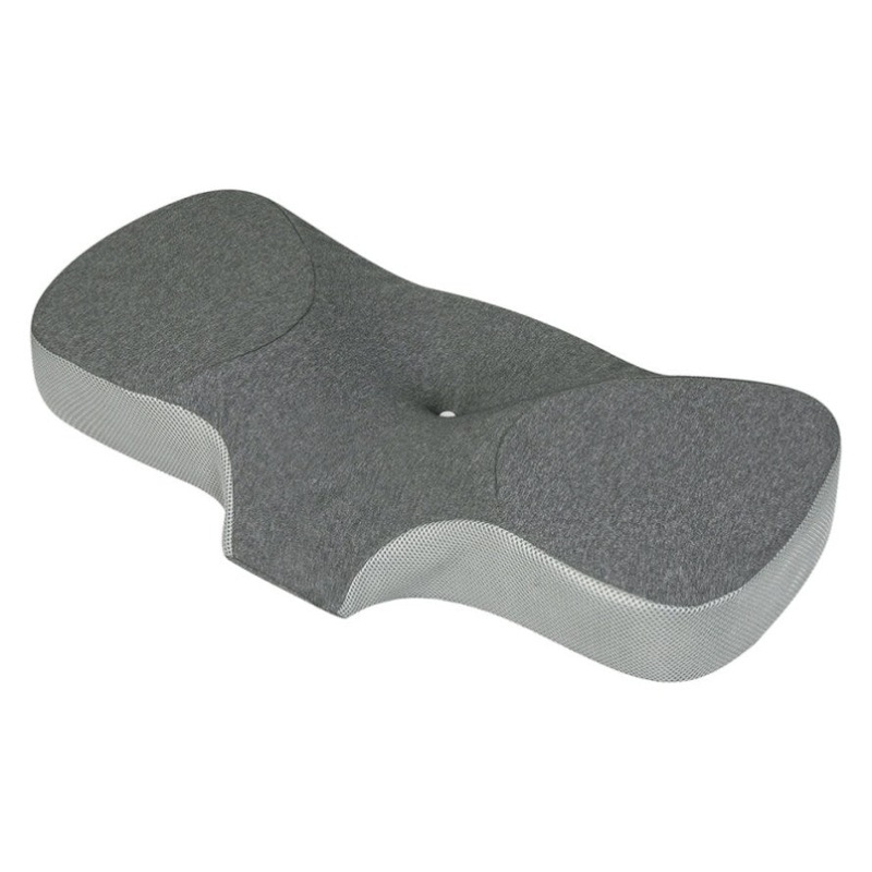 Dreamz Memory Foam Pillow Pillowcase Supprt Grey Rebound PILO1008-GY