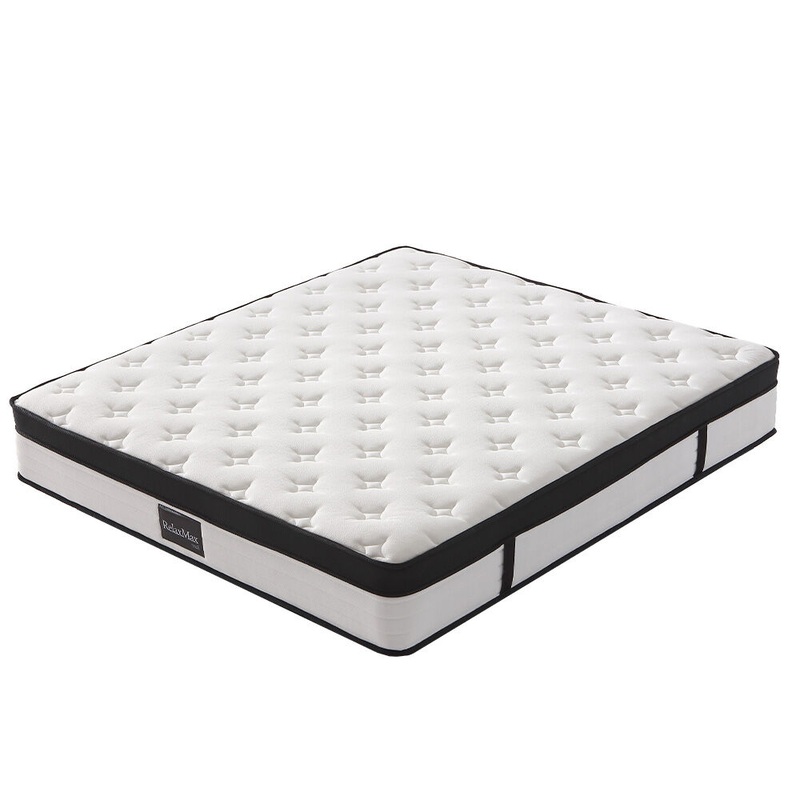 KINGSTON SLUMBER RelaxMax 31cm King Mattress, Euro Top, 5-Zone, Pocket Spring, Knitted Fabric V219-BEDMATKSST5A