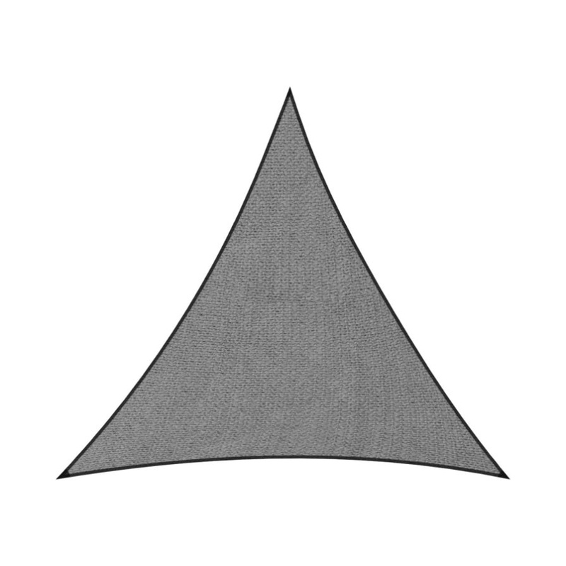 Wallaroo 280GSM Outdoor Sun Shade Sail Canopy Grey Triangle 7m x 7m x 7m GYSS-280-777