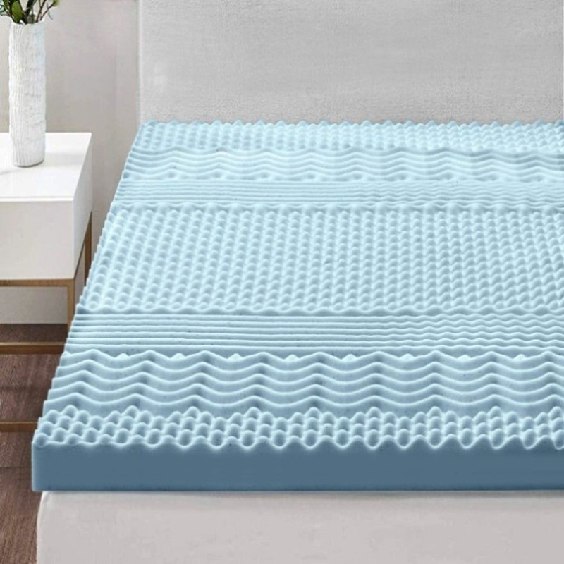 Giselle Bedding Memory Foam Mattress Topper 7-Zone 8cm King MATTRESS-TOP-7Z-8-BL-K
