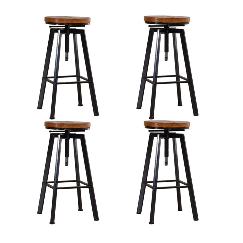 Levede 4x Bar Stools Industrial Kitchen BR1001X4