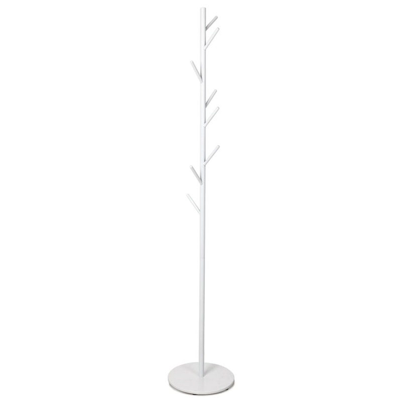 Levede Coat Rack Hat Clothes Stand Hanger White DH1024-WH