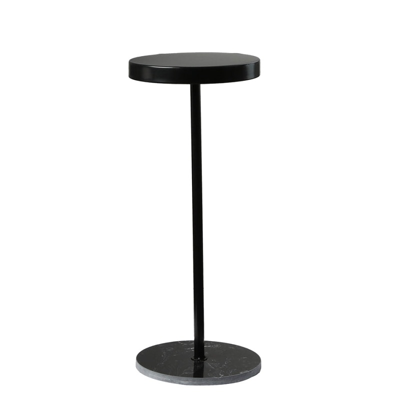 Side Table Round Tabletop Small Lightweight CH1131-BK