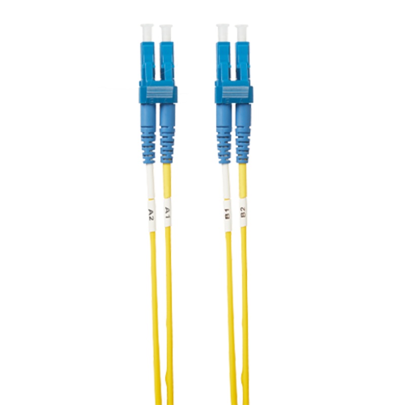 10m LC-LC OS1 / OS2 Singlemode Fibre Optic Cable | Yellow FL.OS2LCLC10M