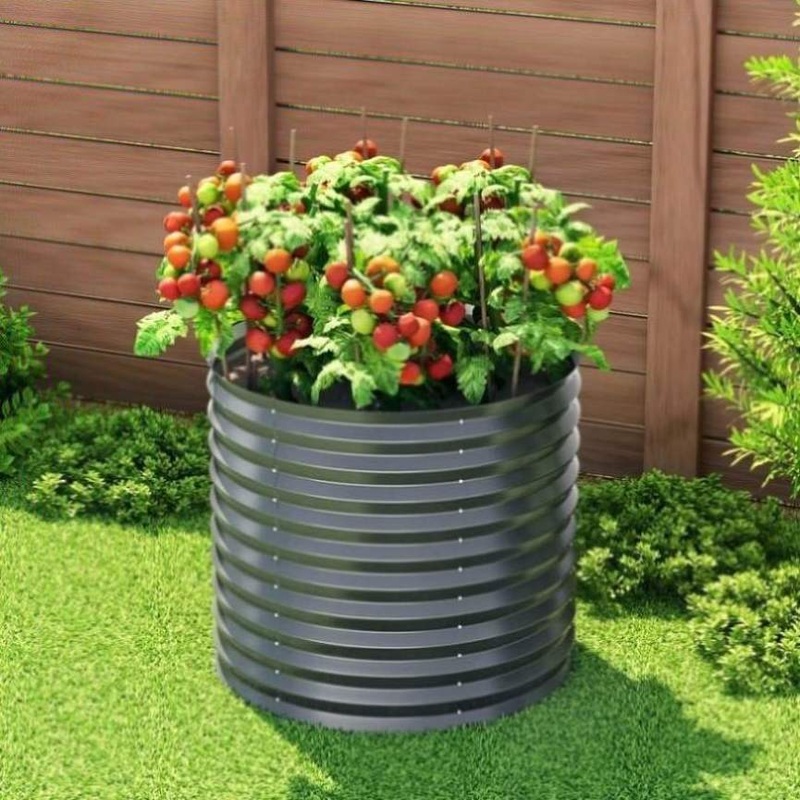 Green Fingers Garden Bed 80X68cm Planter Box GARDEN-AG-ROU-8068