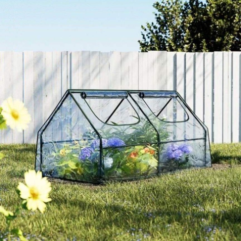 Greenfingers Greenhouse 1.8×0.9×0.9M Mini Green House Raised Garden Bed Planter Box GH-MINI-F-182X92-TP