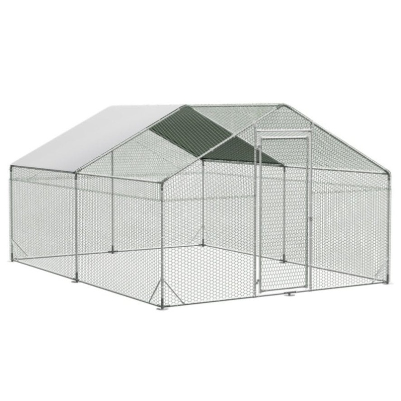 Pawz 400x300x194cm Large Metal Walk-in Chicken Coop Cage PT1265-400