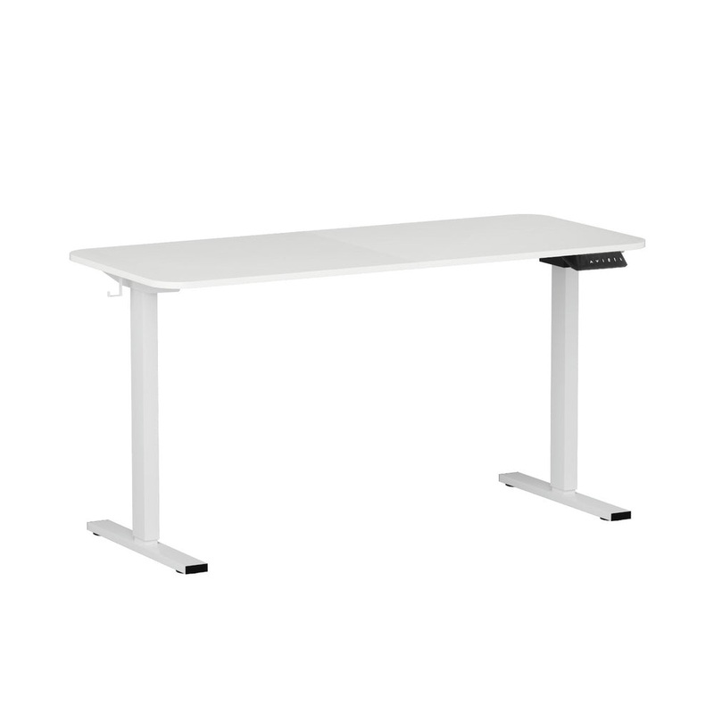 Artiss Electric Standing Desk 140cm Adjustable Height Motorised Home Office Desk White HASD-ET156E-WH