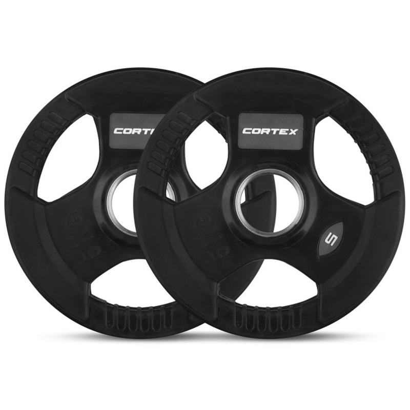 CORTEX 5kg Tri-Grip Olympic Plates 50mm V420-CSST-WPOTG050-2