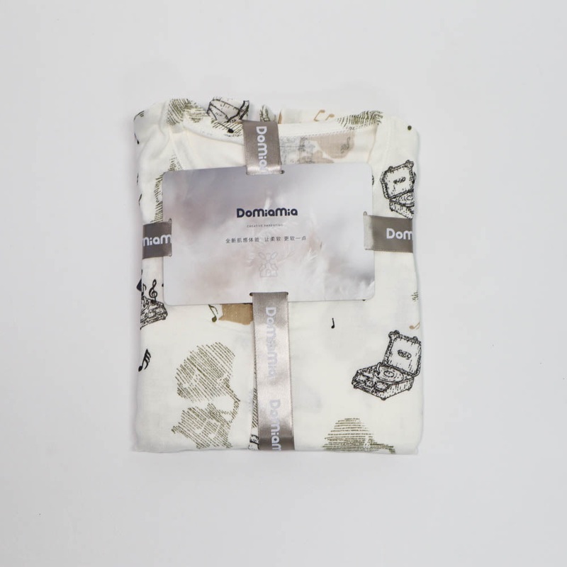 Domia Kids Bamboo Fiber Cotton sht Sleeve Pajama Set Gramophone Radio 110 DTK10068