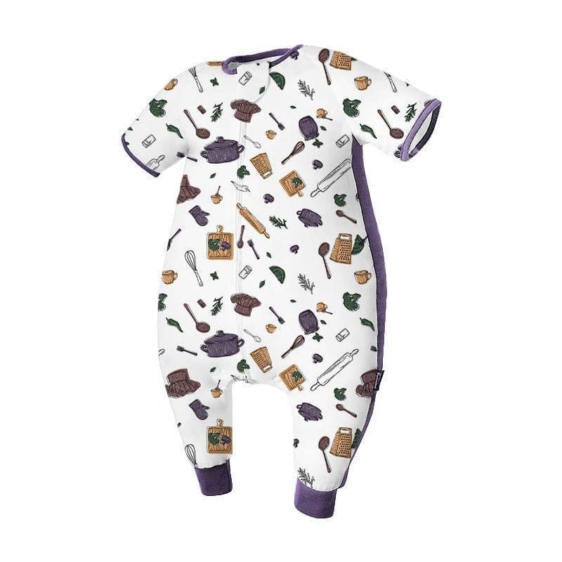 Domiamia Bamboo Short Sleeve Sleep Sack with Feet – 0.6 Tog DTK10057