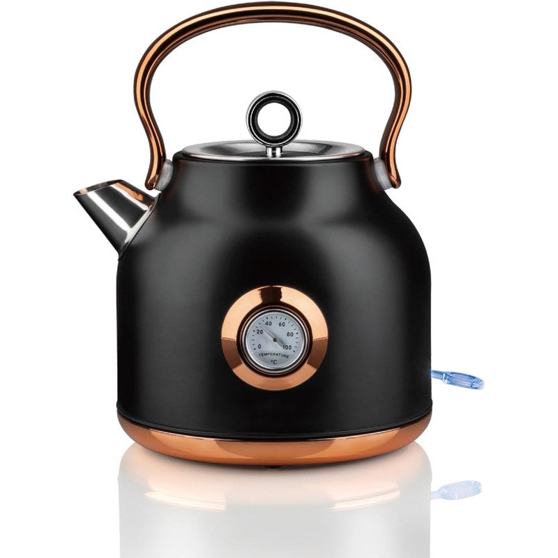 1.7L Electric Water Kettle Black V498-ELECTRICKETTLEBK