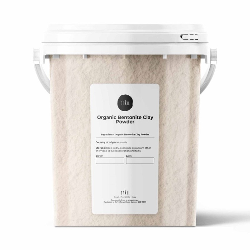 1.1Kg Organic Sodium Bentonite Clay Powder Tub Bucket – Cosmetic Montmorillonite V238-SUPDZ-39789170360400