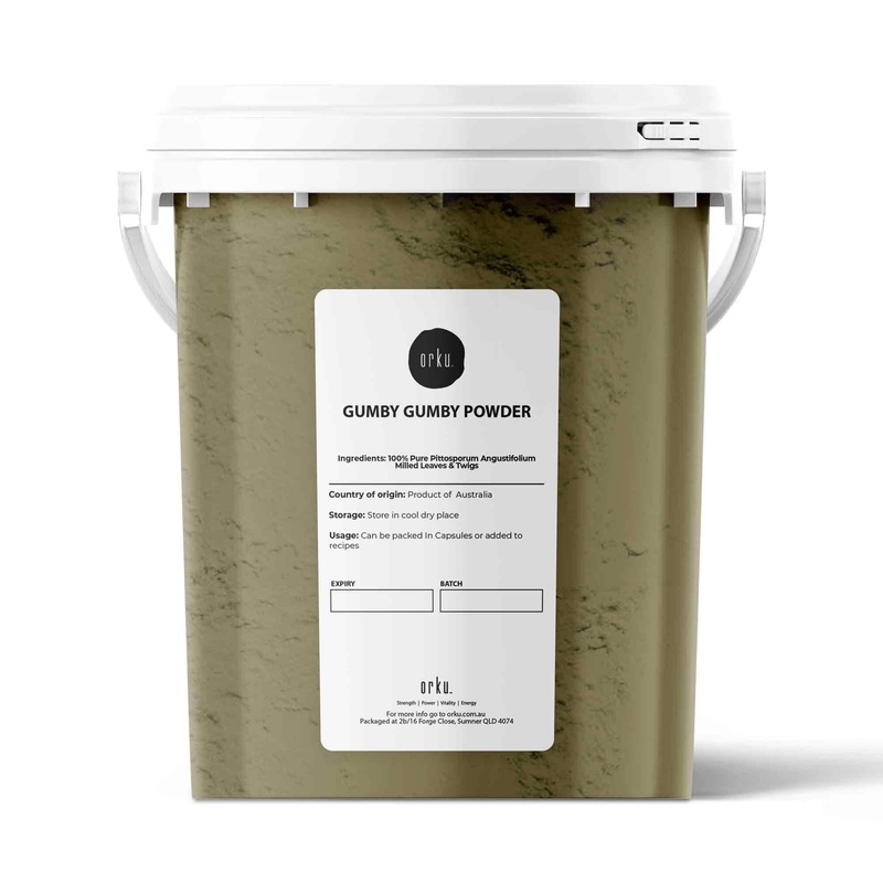 600g Gumby Gumby Pure Powder Tub Gumbi Aboriginal Plant Pittosporum Angustifolum V238-SUPDZ-40513984036944