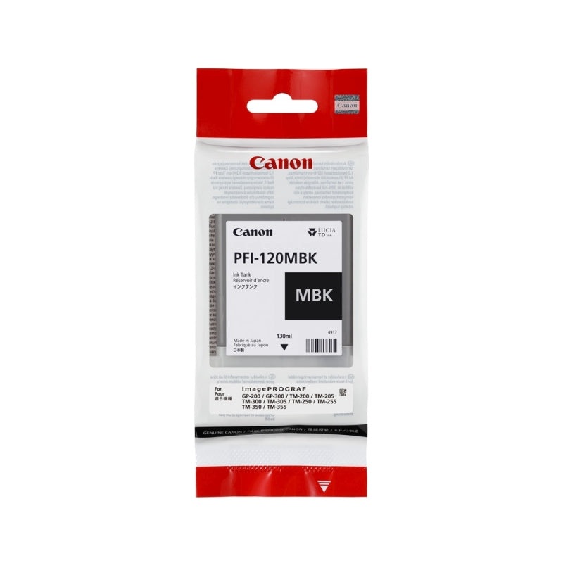 Canon PFI120 Matte Black Ink DS-CI120MB