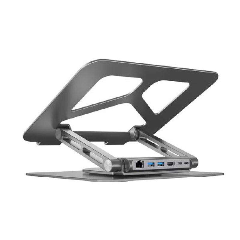 Unitek USB-C, 4K Laptop Docking Station, 60Hz, USB3.0 x2, HDMI2.0, Gigabit Ethernet, 100W, Grey 15AD-D1109A