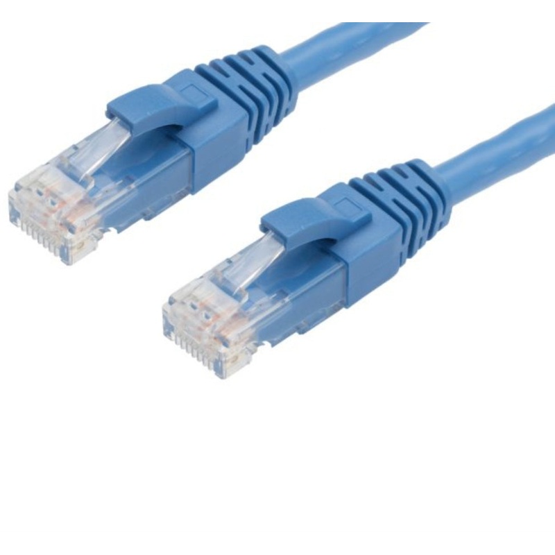 0.25m RJ45 CAT6 Ethernet Network Cable | 10 Pack Blue 004.002.0001.10PACK