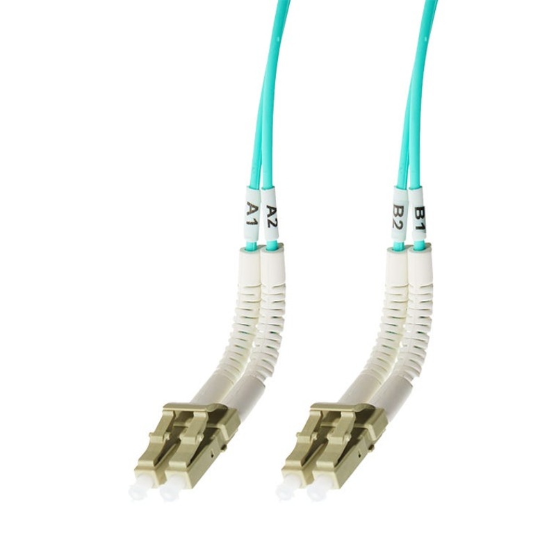 1m LC Flexi Boot OM4 Multimode Fibre Optic Duplex Patch Lead 015.010.4101