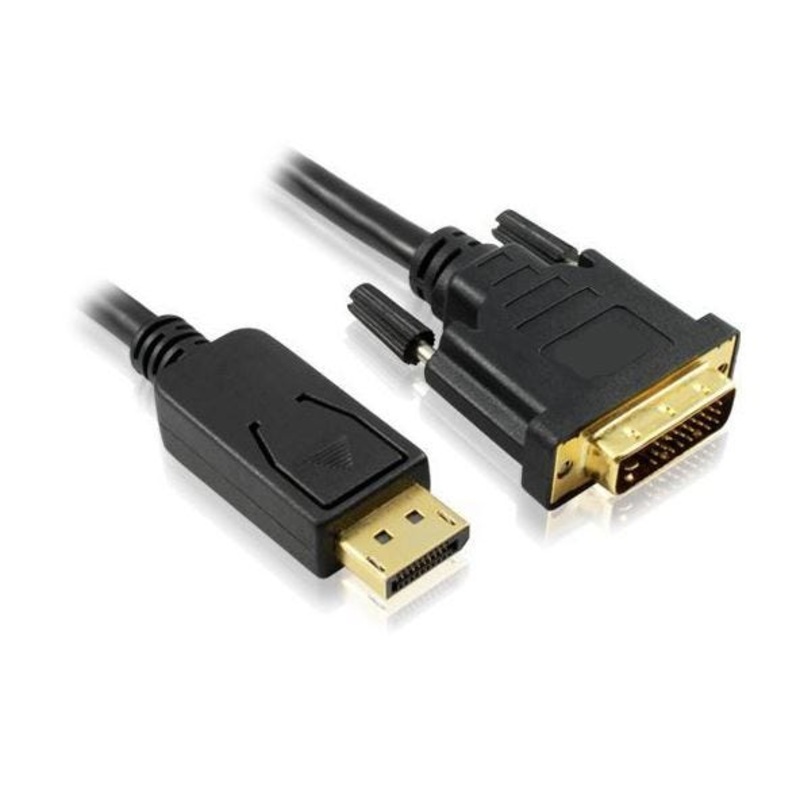 3m DisplayPort Male to DVI-D Male Cable | Black 022.002.0399