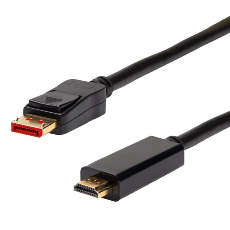 3m DisplayPort Male to HDMI Male Cable | Supports 4K @60Hz as specified in HDMI 2.0 022.002.0343