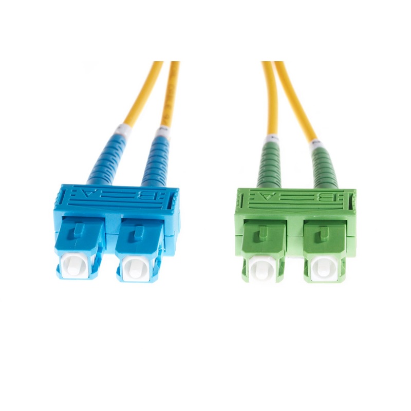 5m SC-SC/APC OS1 / OS2 Singlemode Fibre Optic Duplex Cable FL.OS2SCSCAPC5M
