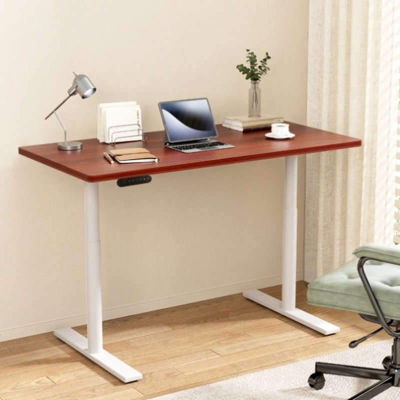 Artiss Standing Desk Motorised Electric Dual Motor 140CM Walnut HASD-B-M10-WHDF-WADB-140