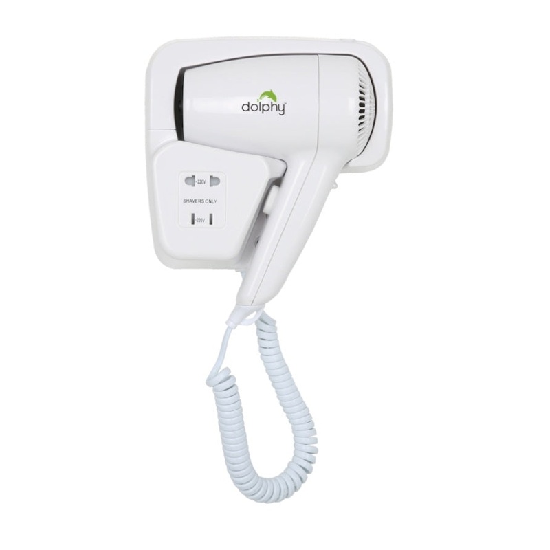 Wall Mount Hair Dryer 1200W – White V959-DPHD0001
