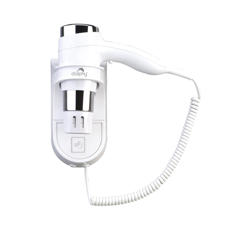 Wall-Mount Hair Dryer 1600-1875W – White V959-DPHD0022