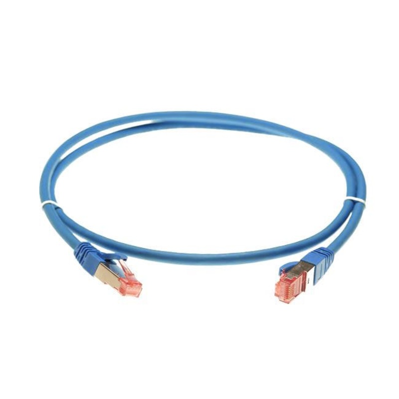 10m CAT6A S/FTP LSZH Ethernet Network Cable | Blue 004.100.0010