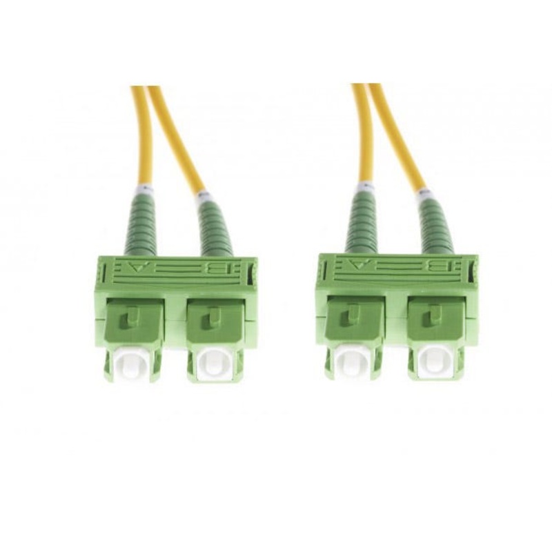 15m SC/APC – SC/APC OS1 / OS2 Singlemode Fibre Optic Duplex Cable FL.OS2SCAPCSCAPC15M