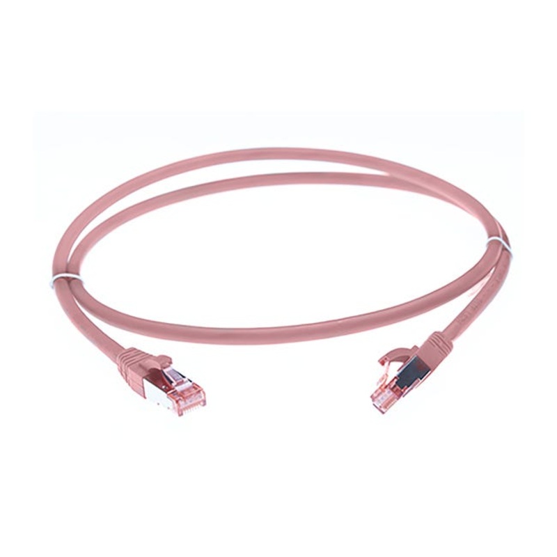 20m CAT6A S/FTP LSZH Ethernet Network Cable | Pink 004.100.9022