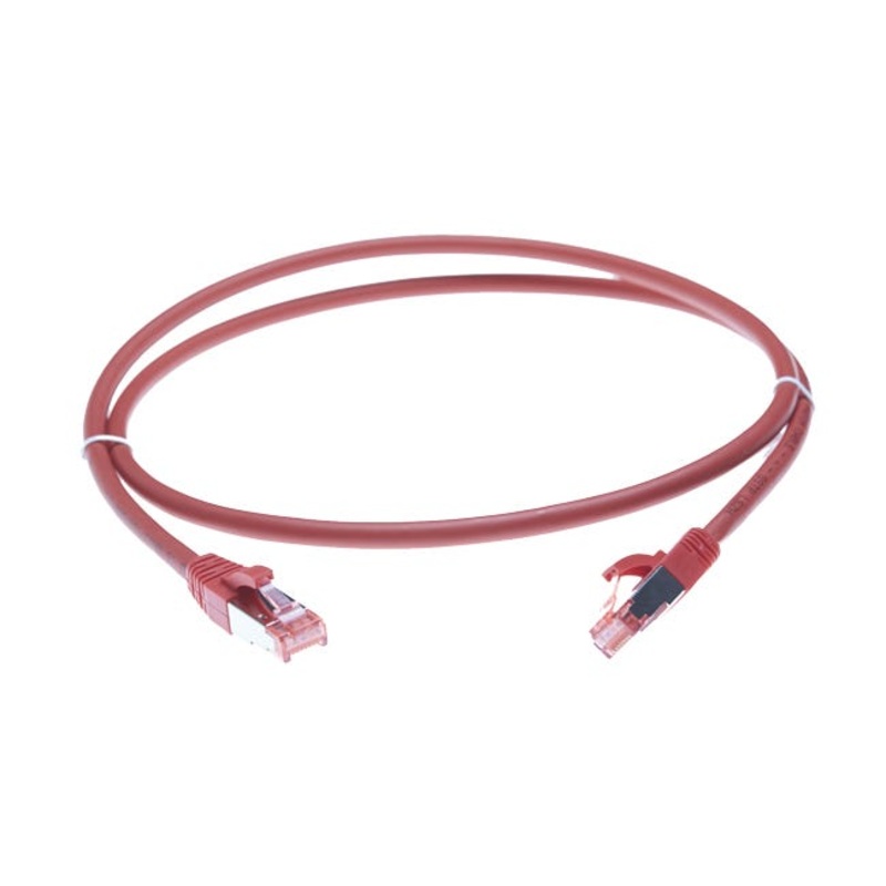 50m CAT6A S/FTP LSZH Ethernet Network Cable | Red 004.100.1050