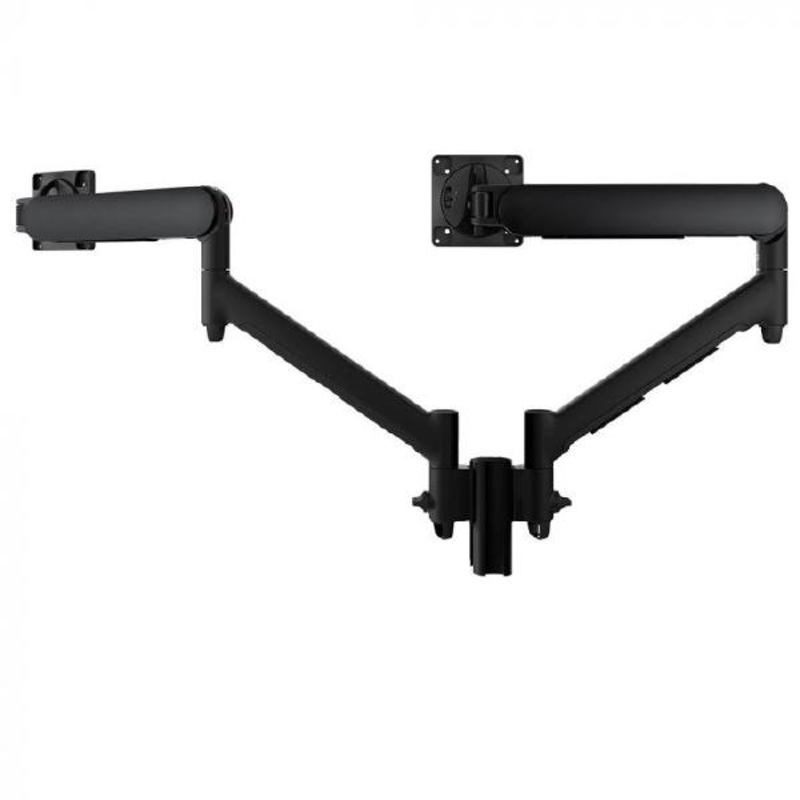 Atdec AWMS-2-D13 Dual Dynamic Monitor Arms on 135mm Post. Max Load: 8kg, C-Clamp Desk Fixing, VESA 13AWMS-2-D13T-C-B