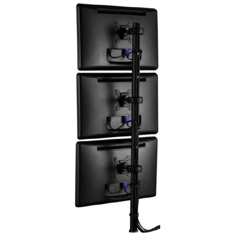 Atdec Spacedec POS Display Pole 1150mm long 42mm diameter pole with three display heads. Max load: 13DONUT-TR-X3