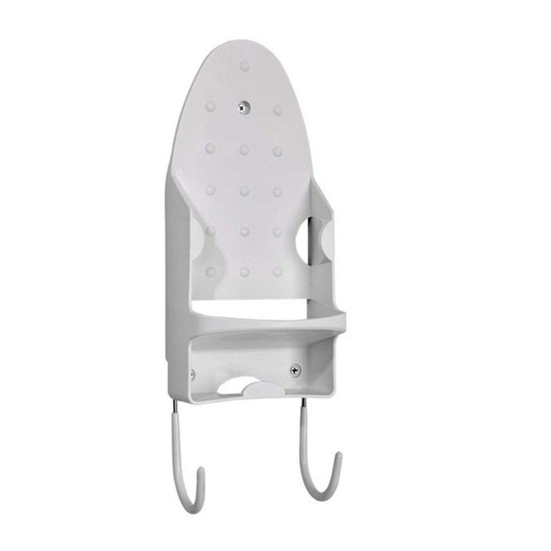 Wall Mounted Iron and Board Holder – White V959-DIBD0006