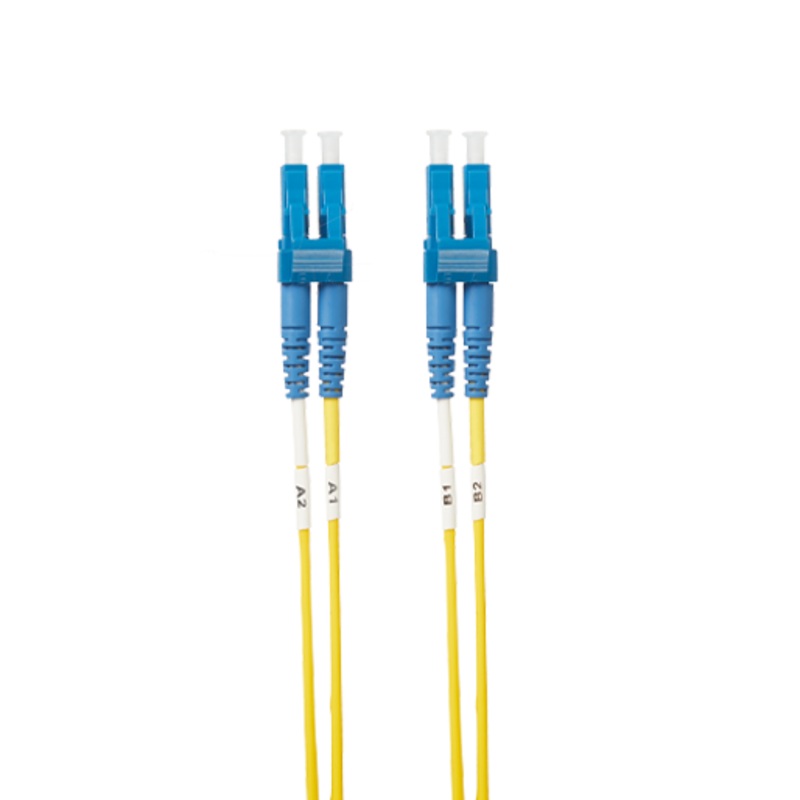 20m LC-LC OS1 / OS2 Singlemode Fibre Optic Cable : Yellow FL.OS2LCLC20M